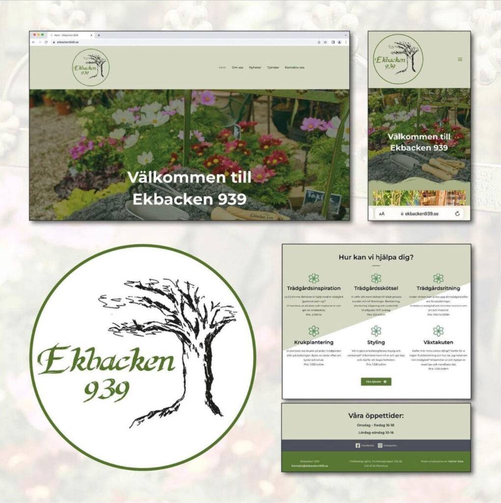 Ekbacken 939:s nya webbplats